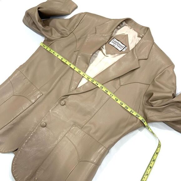 CONTINENTAL LEATHER FASHIONS Leather Western Style Jacket (Sz 44S) - Picture 8 of 12